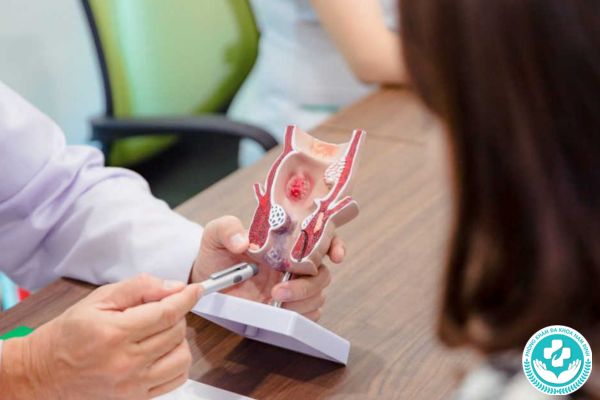 Thực hiện xét nghiệm chẩn đoán bệnh trĩ ngoại